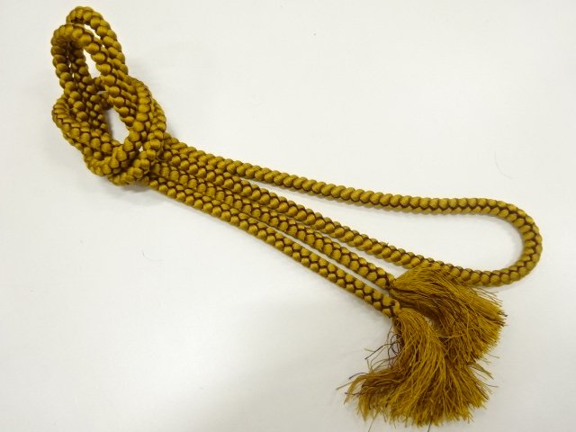 JAPANESE KIMONO / HAND-TIED OBIJIME CORD